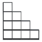 Scala anthracite bookcase 129.5x29x129.5cm - Image 3