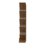 Bookcase Fyllo walnut 50x25x141.5cm - Image 4