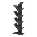 Bookcase Fyllo anthracite 50x25x141.5cm - Image 3