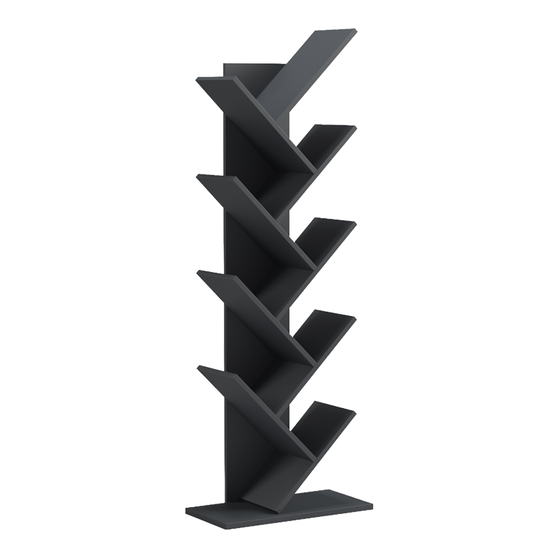 230-000155 Bookcase Fyllo anthracite 50x25x141.5cm - Image 1