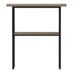 Solain console sonoma-black metal 79x29x85cm - Image 3