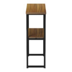 Console Solain walnut-black metal 79x29x85cm - Image 5