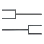 Wall shelf Galler anthracite 79x19.5x18cm - Image 2