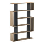 Mito sonoma-anthracite bookcase 108.5x25x161cm - Image 2