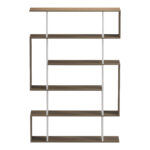 Mito sonoma-white bookcase 108.5x25x161cm - Image 3