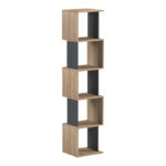 Cubik sonoma -anthracite  bookcase 35x30x161cm - Image 2