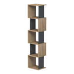 Cubik sonoma -anthracite  bookcase 35x30x161cm - Image 4