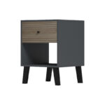 Tuscany bedside table sonoma-anthracite 40x40x55cm - Image 4