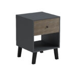 Tuscany bedside table sonoma-anthracite 40x40x55cm - Image 5