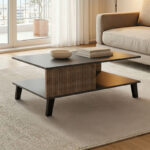 Tuscany coffee table sonoma-anthracite 83x54x34cm