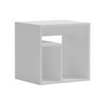 Doublo side table white 40x35x40cm - Image 2