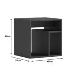 Doublo side table anthracite 40x35x40cm - Image 5