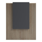 Reception desk Zowel with LED sonoma-anthracite 90x40x110cm - Image 5