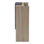 Reception desk Zowel with LED sonoma-anthracite 90x40x110cm - Image 6