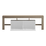 Liner TV cabinet sonoma-white 150x40x50cm - Image 2