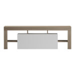 Liner TV cabinet sonoma-white 150x40x50cm - Image 6