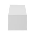 Wall-mounted TV cabinet with led Rival white 120x35x30cm - Image 5