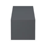 Wall-mounted TV cabinet with led Rival anthracite 120x35x30cm - Image 5