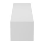 Wall-mounted TV cabinet with led Rival white 180x35x30cm - Image 5