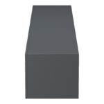 Wall-mounted TV cabinet with led Rival anthracite 210x35x30cm - Image 5