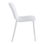 Teragi stackable chair pp with UV protection white 58x43.5x82cm - Image 3