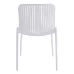 Teragi stackable chair pp with UV protection white 58x43.5x82cm - Image 5