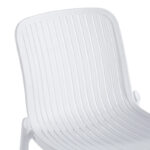 Teragi stackable chair pp with UV protection white 58x43.5x82cm - Image 6