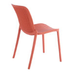 Teragi stackable chair pp with UV protection terracotta 58x43.5x82cm - Image 2