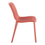 Teragi stackable chair pp with UV protection terracotta 58x43.5x82cm - Image 3