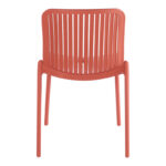 Teragi stackable chair pp with UV protection terracotta 58x43.5x82cm - Image 5