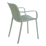 Teragi stackable armchair pp with UV protection mint 59x57x82cm - Image 2