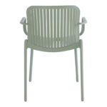 Teragi stackable armchair pp with UV protection mint 59x57x82cm - Image 5