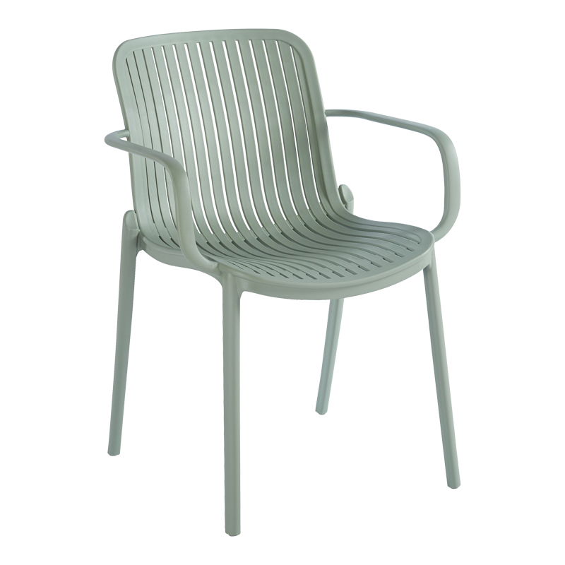 262-000060 Teragi stackable armchair pp with UV protection mint 59x57x82cm - Image 1
