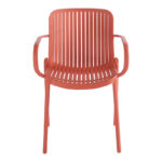 Teragi stackable armchair pp with UV protection terracotta 59x57x82cm - Image 4