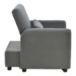 Armchair-bed Flexa fabric gray 85x92x84cm - Image 4