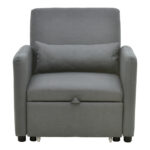 Armchair-bed Flexa fabric gray 85x92x84cm - Image 5
