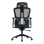 ErgoFlow office chair black-gray 73x64x112-135cm - Image 6
