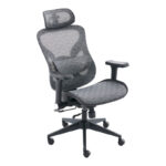 Mesgo office chair black-gray 68x67-72x110-136cm - Image 3