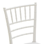 Tiffany I chair with cushion pp in white color 39.5x46.5x87cm - Image 5