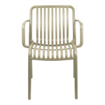 Armchair Zoi pp in cappuccino 54x57.5x79cm - Image 4