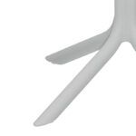 Groovy table pp perforated white 60x60x76cm - Image 3