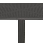 Groovy table pp perforated anthraicte 60x60x76cm - Image 2