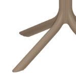 Groovy table pp perforated cappuccino 60x60x76cm - Image 3