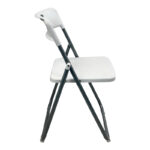 Folding chair Edison white 38x49x73cm - Image 3