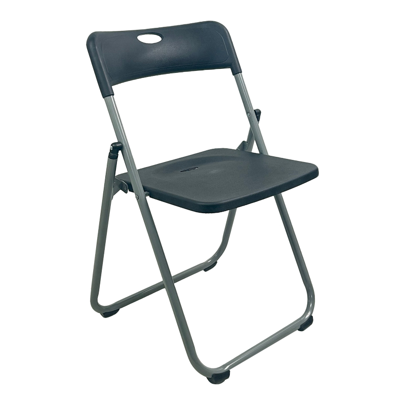 326-000062 Folding chair Edison black 38x49x73cm - Image 1