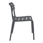 Stackable chair Almea pp anthracite 42.5x55.5x82cm - Image 3