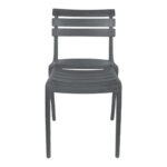 Stackable chair Almea pp anthracite 42.5x55.5x82cm - Image 4