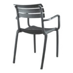 Stackable armchair Almea pp anthracite 58x56x82cm - Image 2