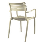 Stackable armchair Almea pp cappuccino 58x56x82cm - Image 2