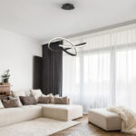 Ceiling lamp Artisun led metal in black shade D56x100cm - Image 2